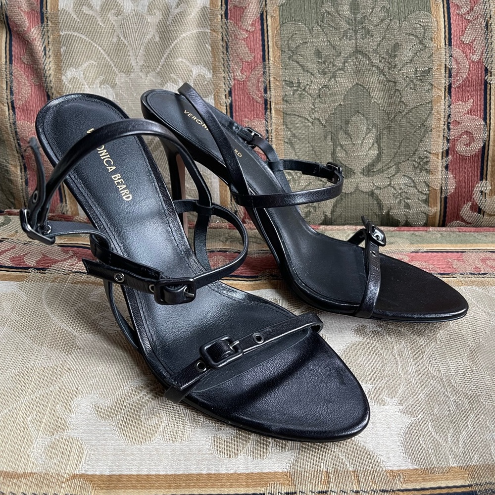 Veronica Beard Alta Slingback Sandal Black. Size 9 Women